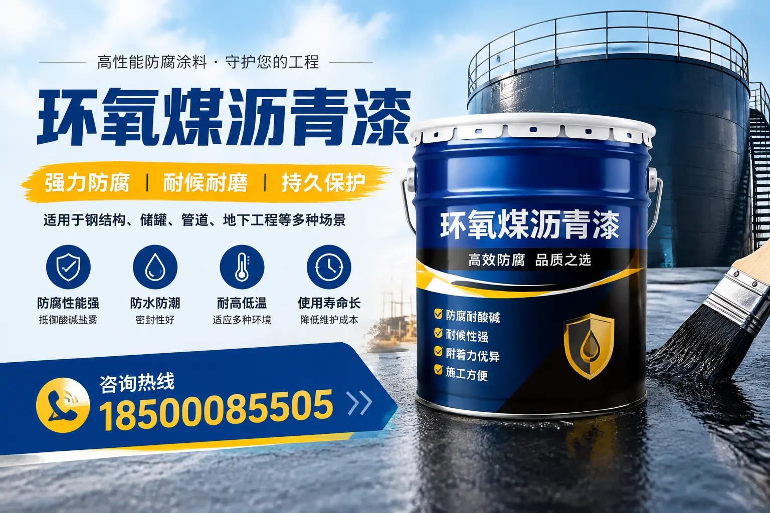 环氧煤沥青漆在工业中的应用，北京企业的选择